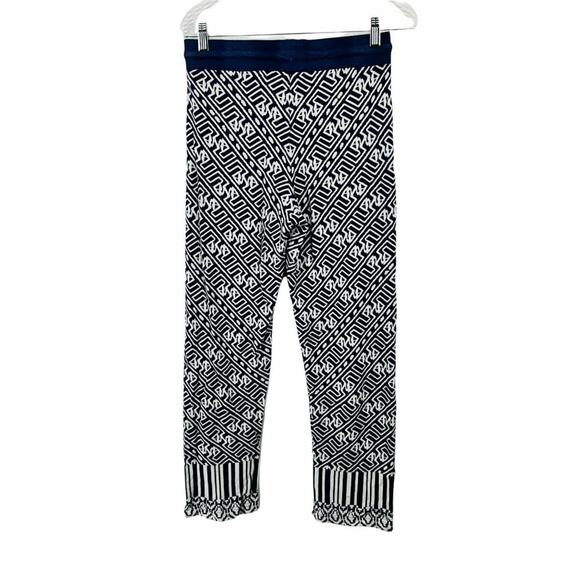Lilka ANTHROPOLOGIE Womens Blue White Lounge Pants Small - Picture 4 of 4
